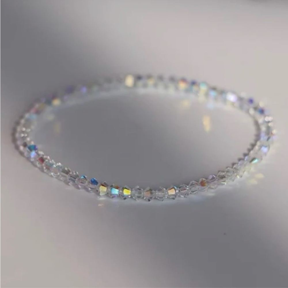 💖 Crystal Bracelet 7”-8” stretchy NEW Gorgeous! - Picture 2 of 9